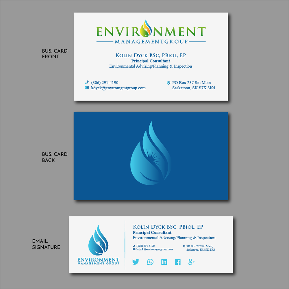 Environment Management Group logo design by SOLARFLARE