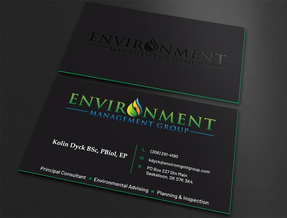 Environment Management Group logo design by Niqnish