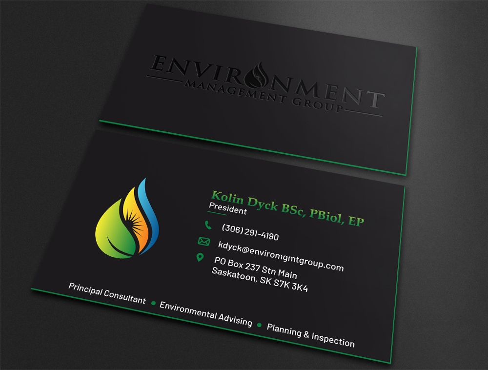 Environment Management Group logo design by Niqnish