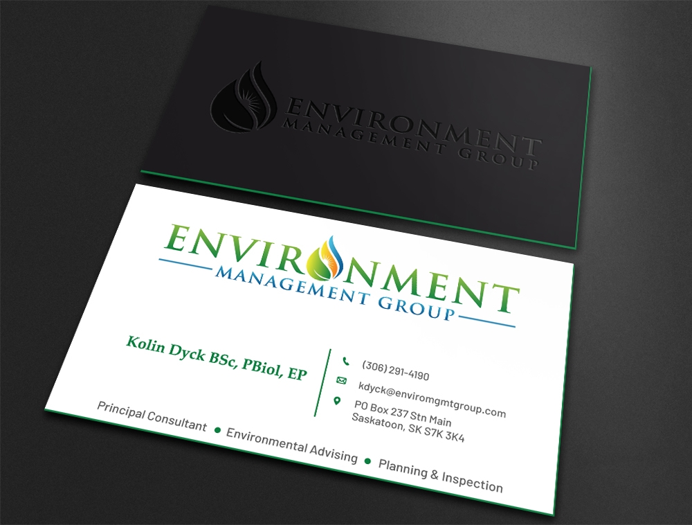 Environment Management Group logo design by Niqnish