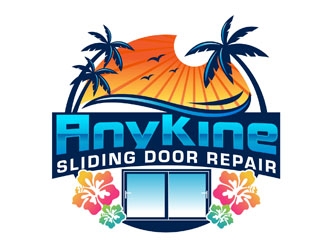 AnyKine Sliding Door Repair  logo design by DreamLogoDesign