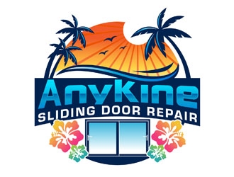 AnyKine Sliding Door Repair  logo design by DreamLogoDesign