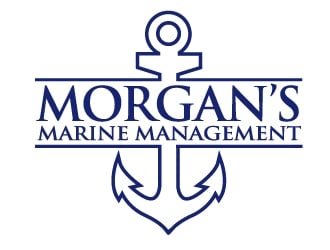 Morgan’s Marine Management  logo design by PMG