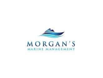 Morgan’s Marine Management  logo design by usef44