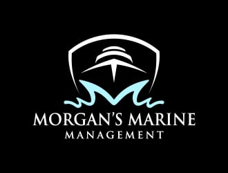 Morgan’s Marine Management  logo design by Mbezz