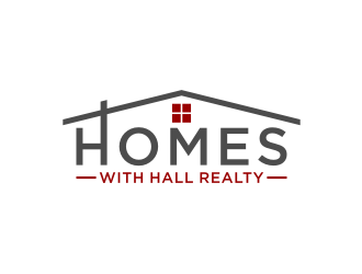 Homes with Hall Realty logo design by logitec