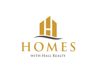 Homes with Hall Realty logo design by asyqh