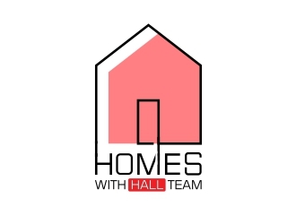 Homes with Hall Realty logo design by forevera