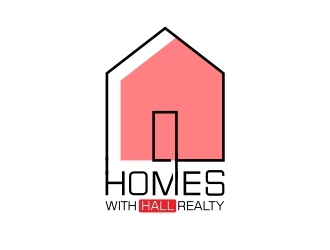 Homes with Hall Realty logo design by forevera