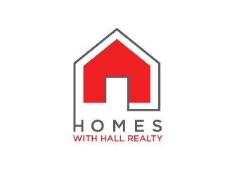 Homes with Hall Realty logo design by AamirKhan