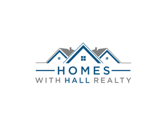 Homes with Hall Realty logo design by clayjensen