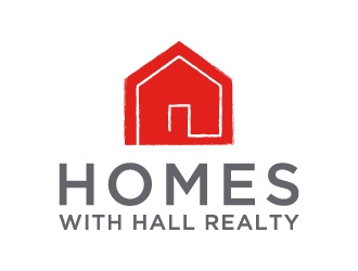 Homes with Hall Realty logo design by japon