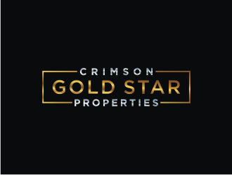 Crimson Gold Star Properties logo design by bricton