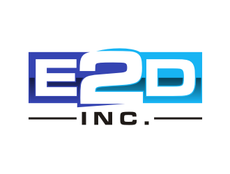 E2D, Inc. logo design by puthreeone