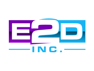 E2D, Inc. logo design by puthreeone