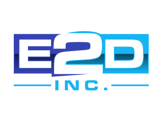 E2D, Inc. logo design by puthreeone