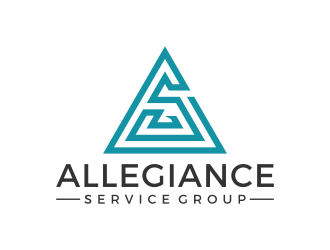 Allegiance Service Group logo design by BlessedArt