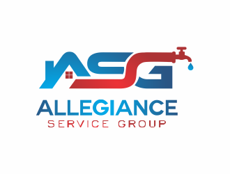 Allegiance Service Group logo design by up2date