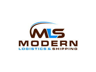 MODERN LOGISTICS & SHIPPING logo design by bricton