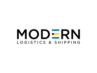 MODERN LOGISTICS & SHIPPING logo design by p0peye