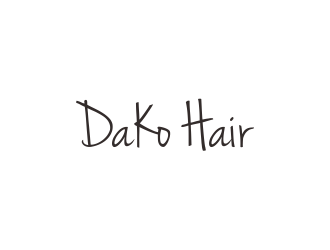 DaKo Hair logo design by Aster