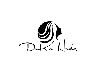 DaKo Hair logo design by Aster