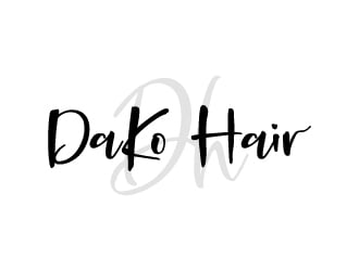 DaKo Hair logo design by aryamaity