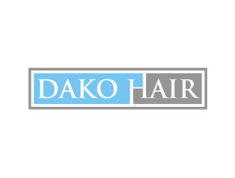 DaKo Hair logo design by clayjensen