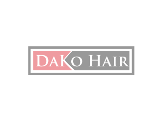 DaKo Hair logo design by clayjensen