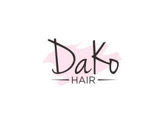 DaKo Hair logo design by qqdesigns