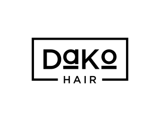 DaKo Hair logo design by p0peye