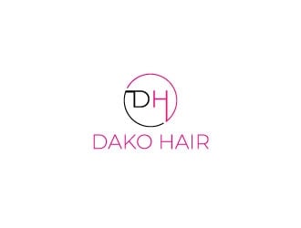 DaKo Hair logo design by aryamaity