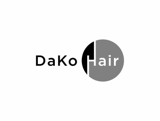 DaKo Hair logo design by christabel