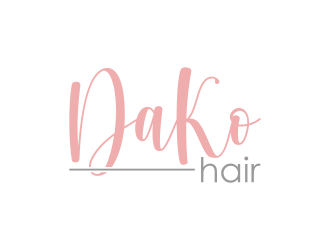 DaKo Hair logo design by BlessedArt