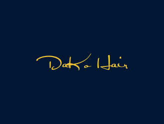 DaKo Hair logo design by Greenlight