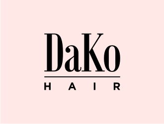 DaKo Hair logo design by GemahRipah