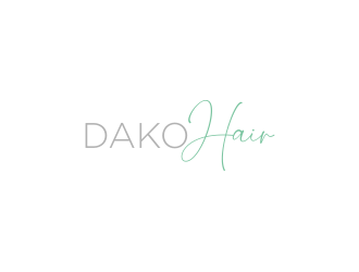 DaKo Hair logo design by bricton