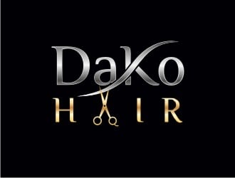 DaKo Hair logo design by maspion