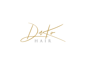 DaKo Hair logo design by RIANW