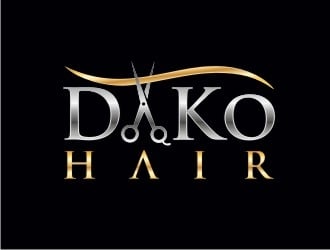 DaKo Hair logo design by maspion