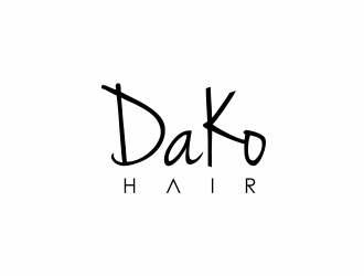 DaKo Hair logo design by Lafayate