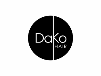 DaKo Hair logo design by Lafayate