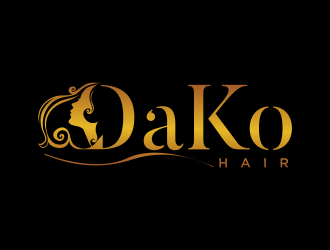 DaKo Hair logo design by Mahrein