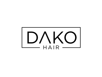 DaKo Hair logo design by Barkah