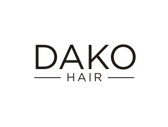 DaKo Hair logo design by Barkah