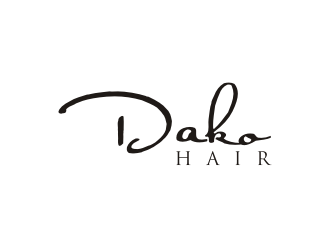 DaKo Hair logo design by Barkah