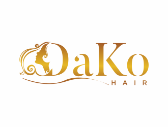 DaKo Hair logo design by Mahrein