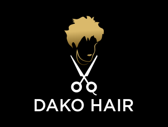 DaKo Hair logo design by azizah