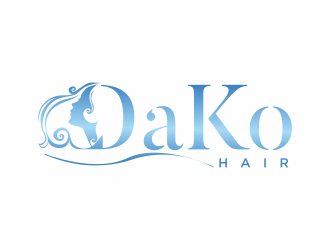 DaKo Hair logo design by Mahrein