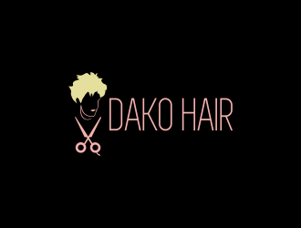 DaKo Hair logo design by azizah